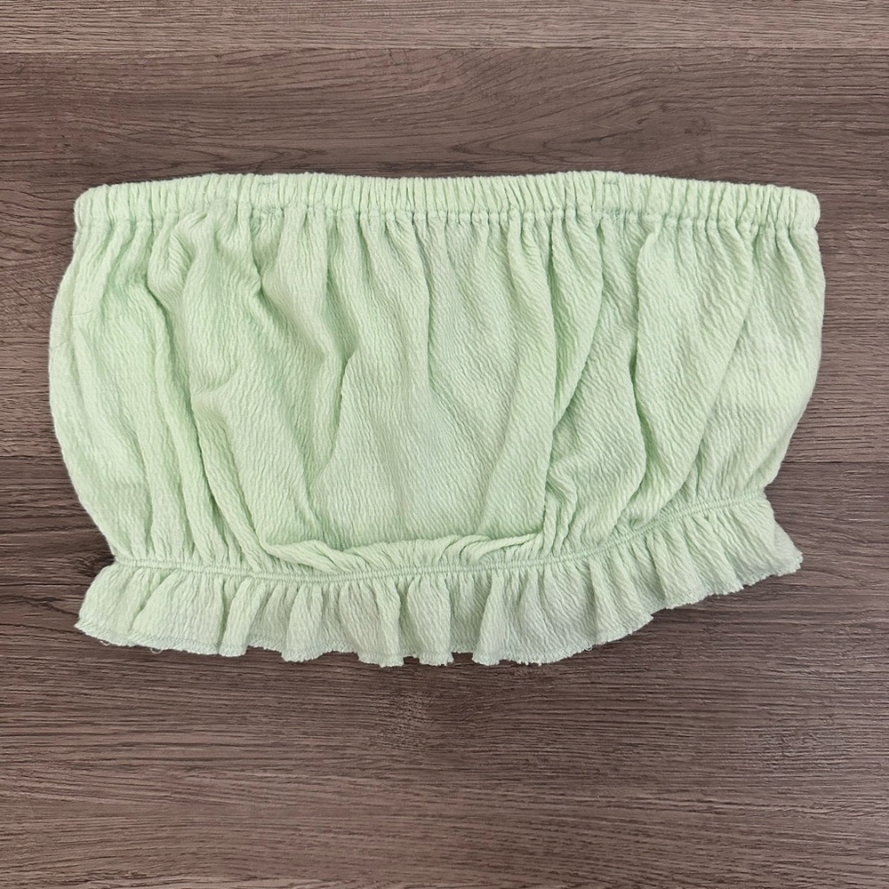 Green tube top size XS